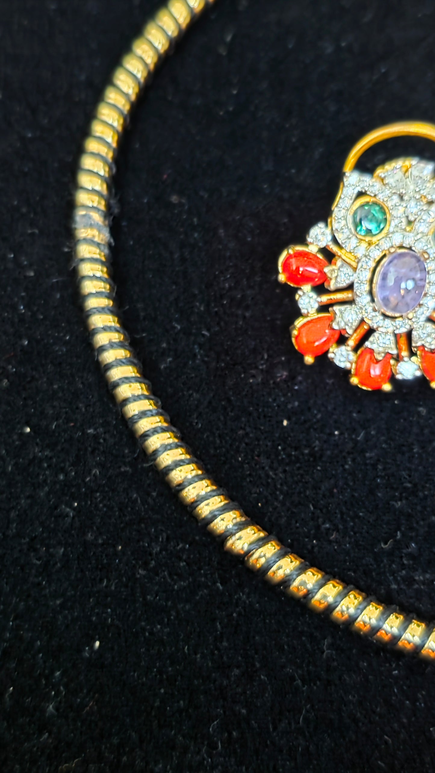 Fusion black kanta Necklace