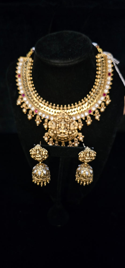 Nakshi gilabi model Jadau kundan stones with jumkha