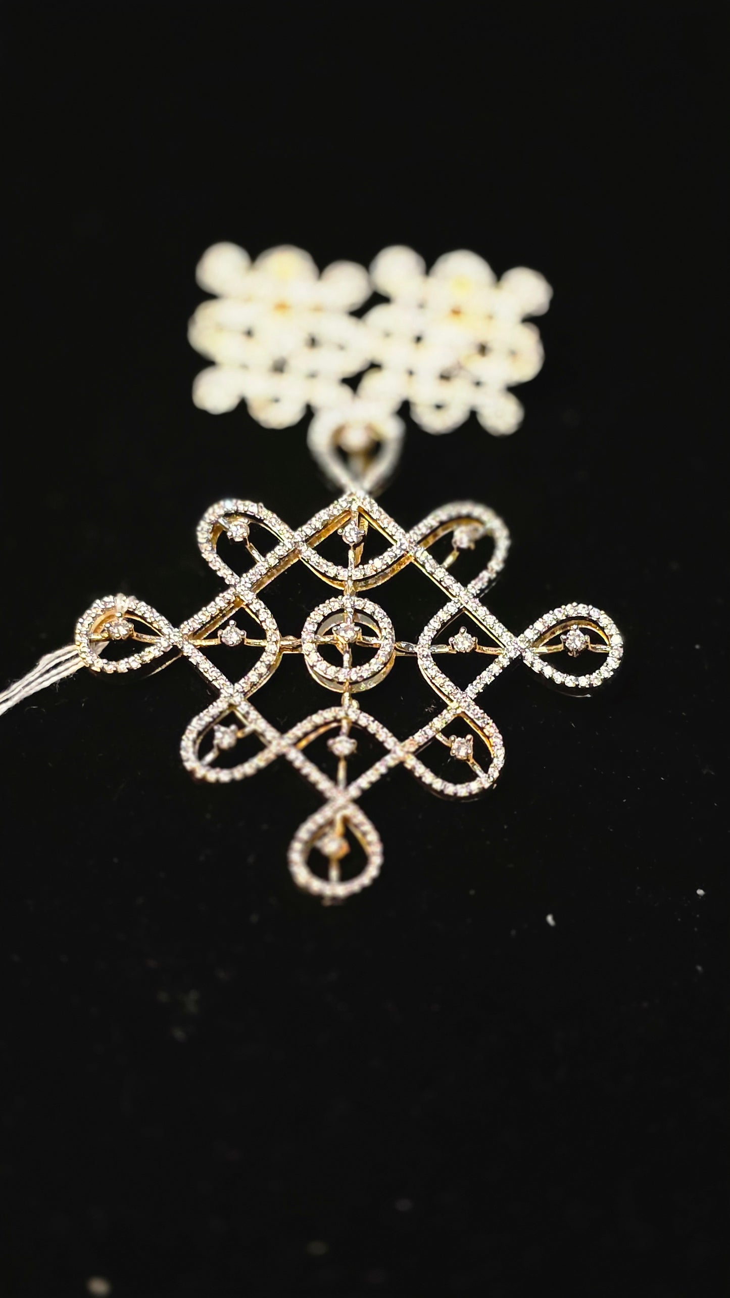 Trending kollam muggu designed pendent set