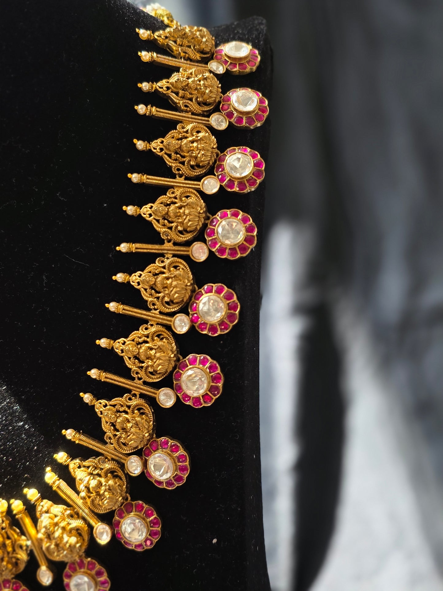 Royal Grandeur Peacock Haram – Handcrafted Masterpiece