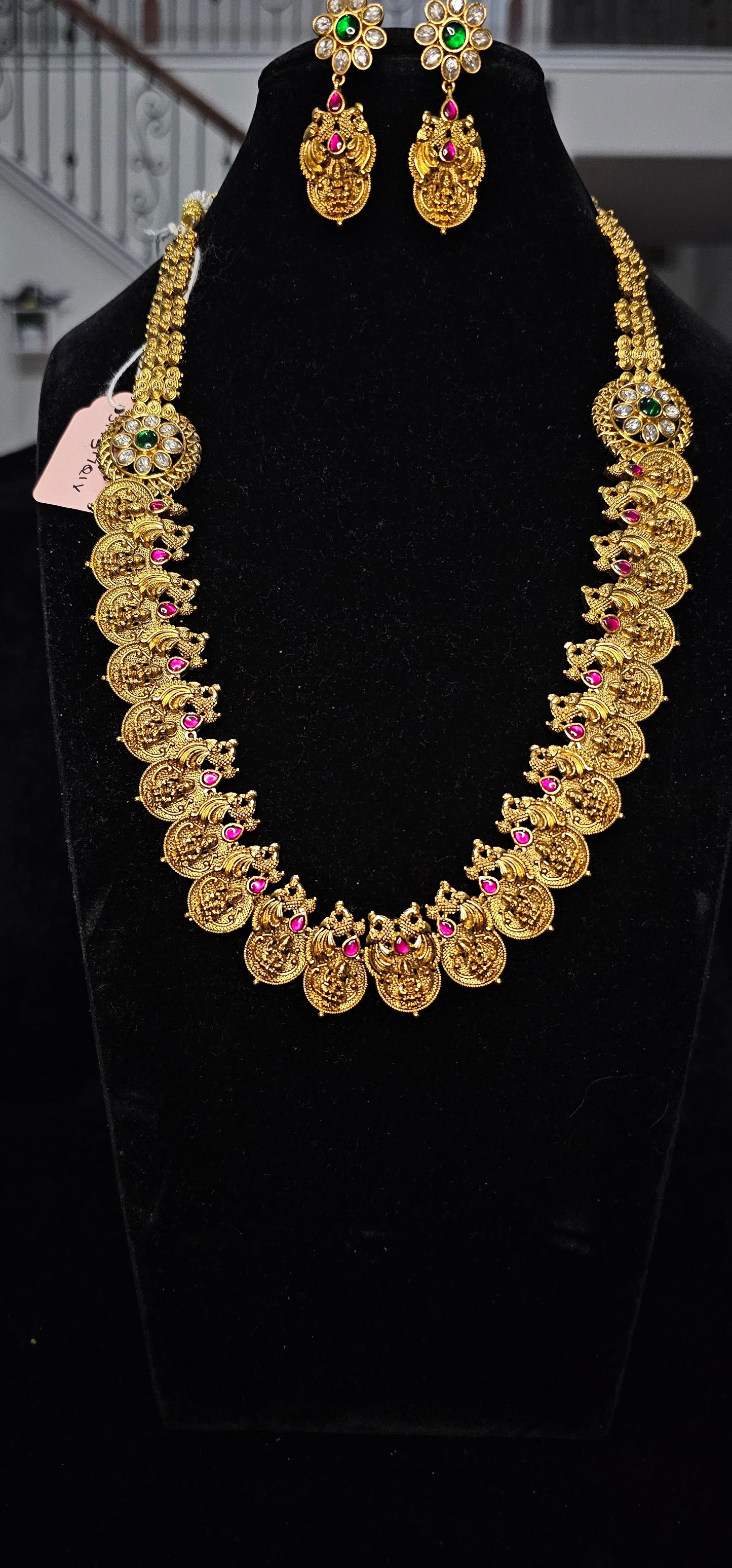 Bottu kasu mala with jadau kundan stones