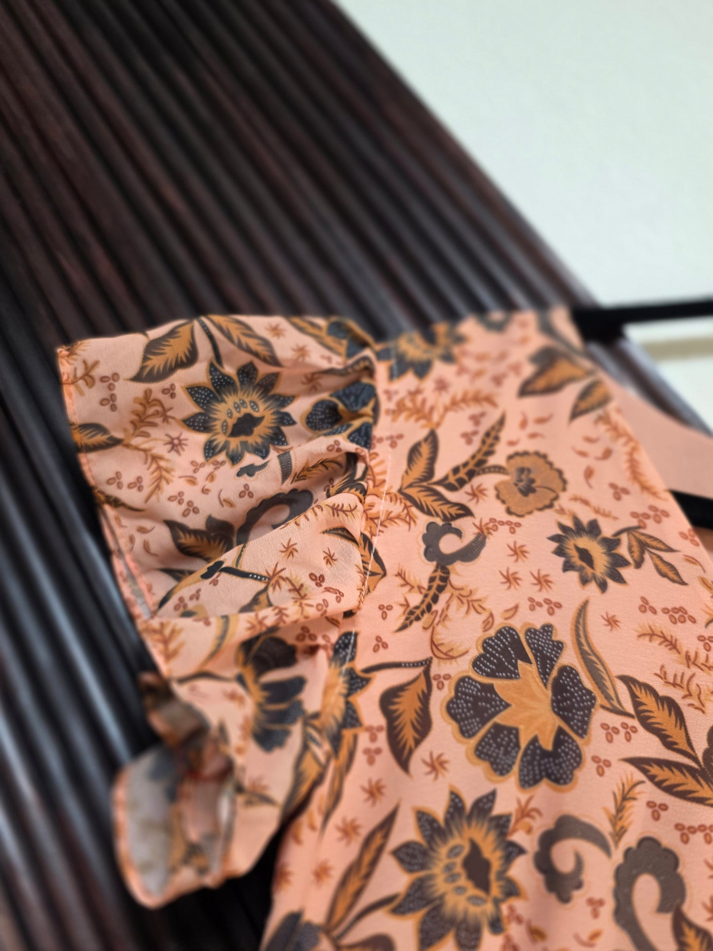 Summer Essence Floral Georgette Frock – Ruffle Sleeve Edition