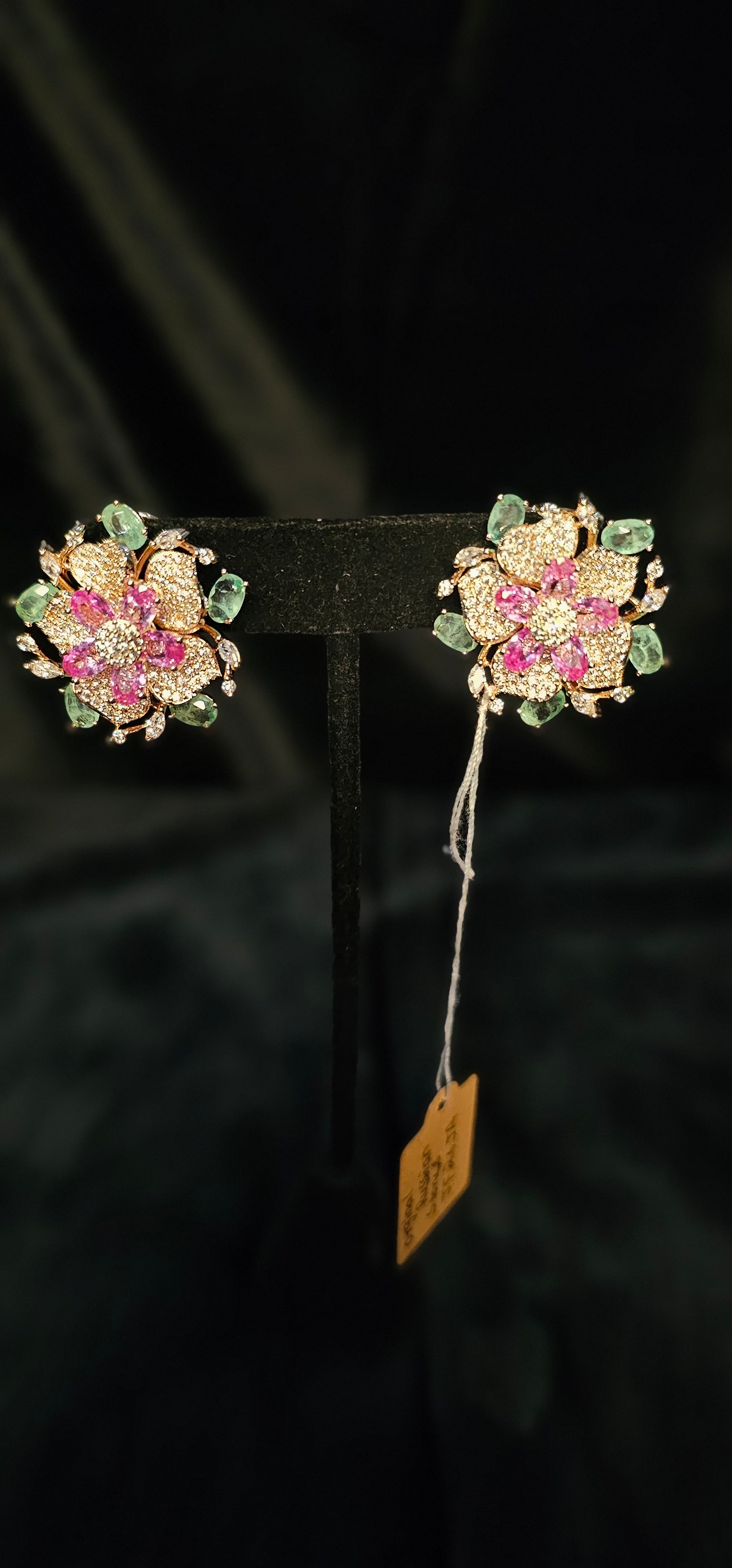 Fusion Flower stud earrings