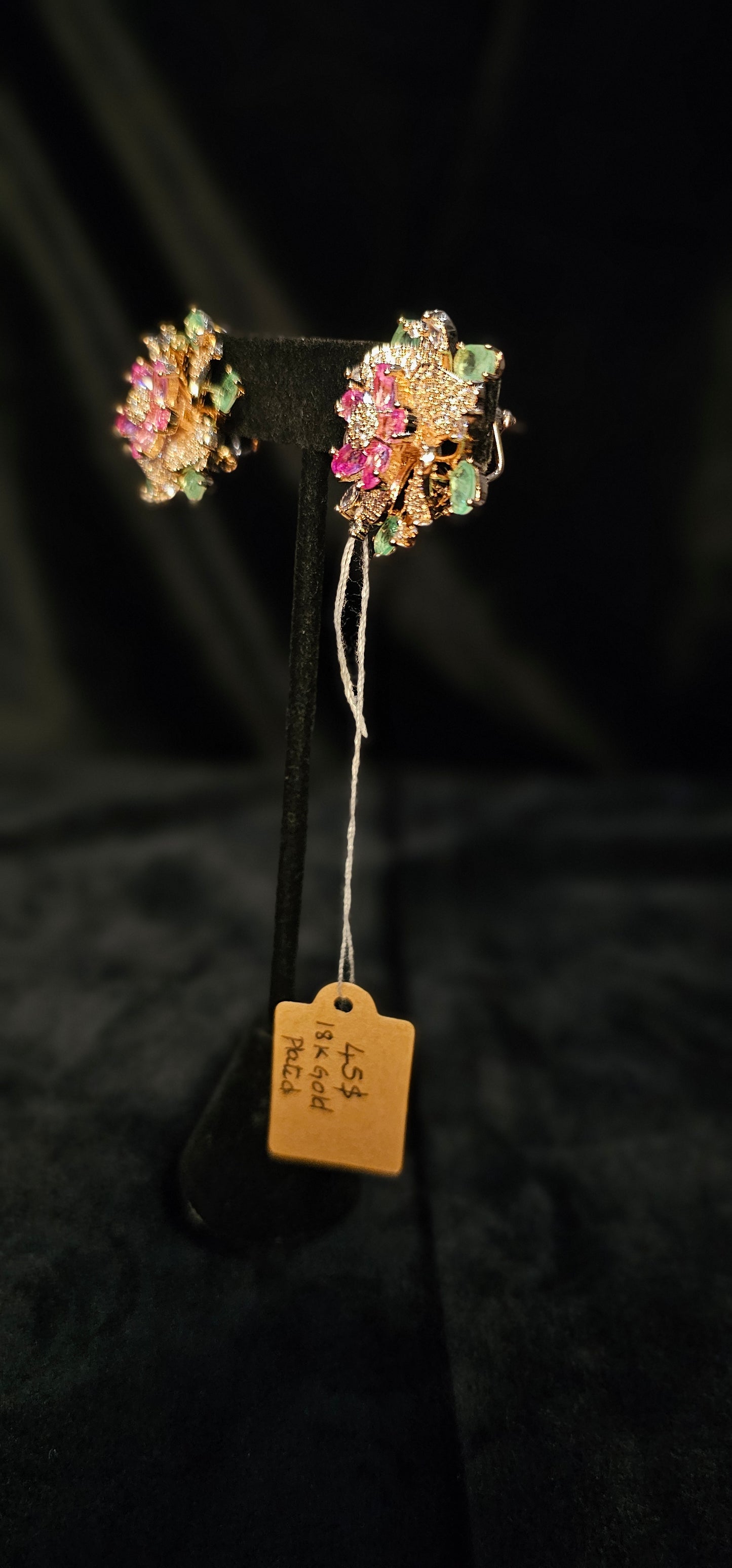 Fusion Flower stud earrings