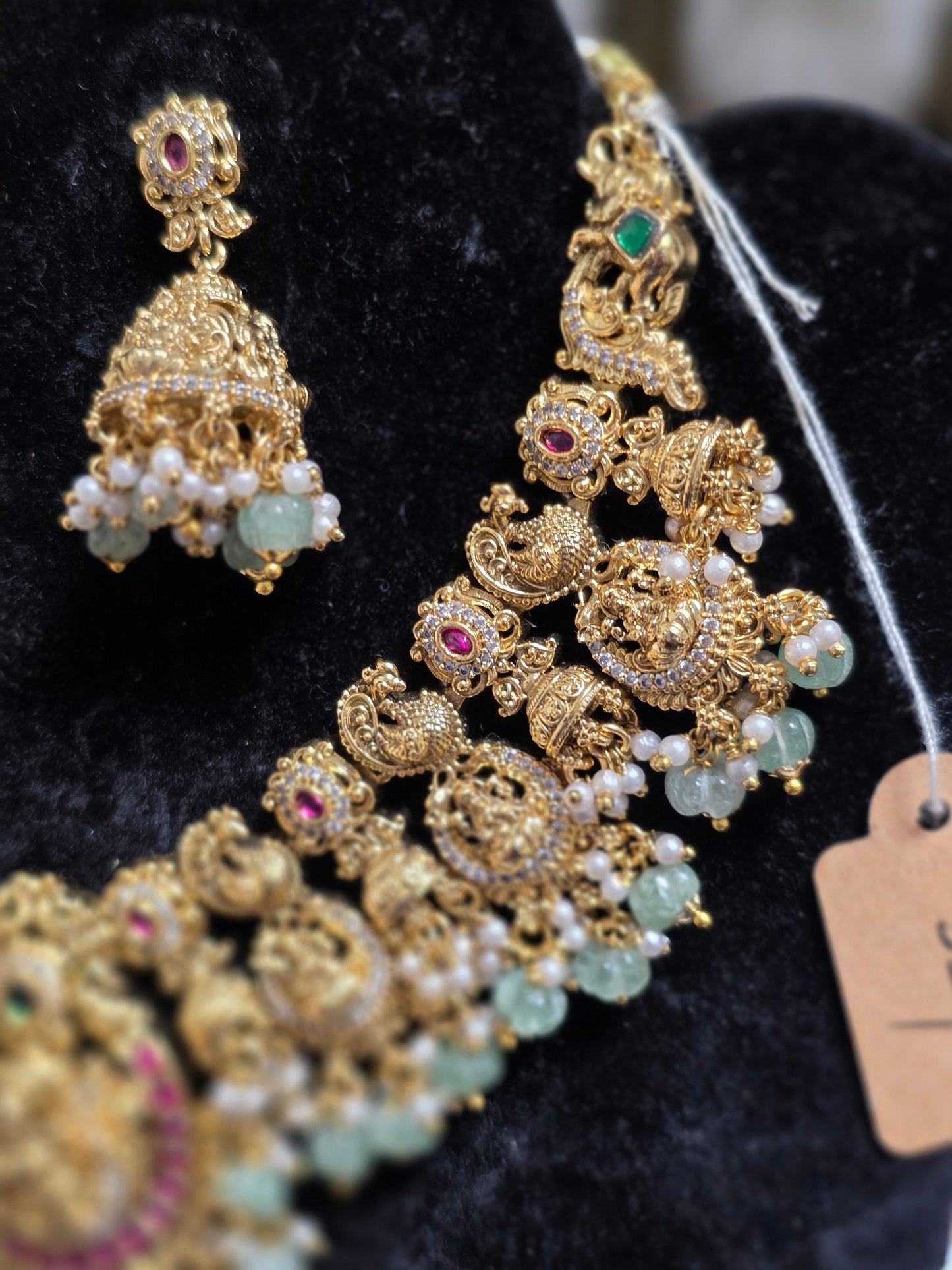 Nakshi Style Antique Gold style Necklace Set
