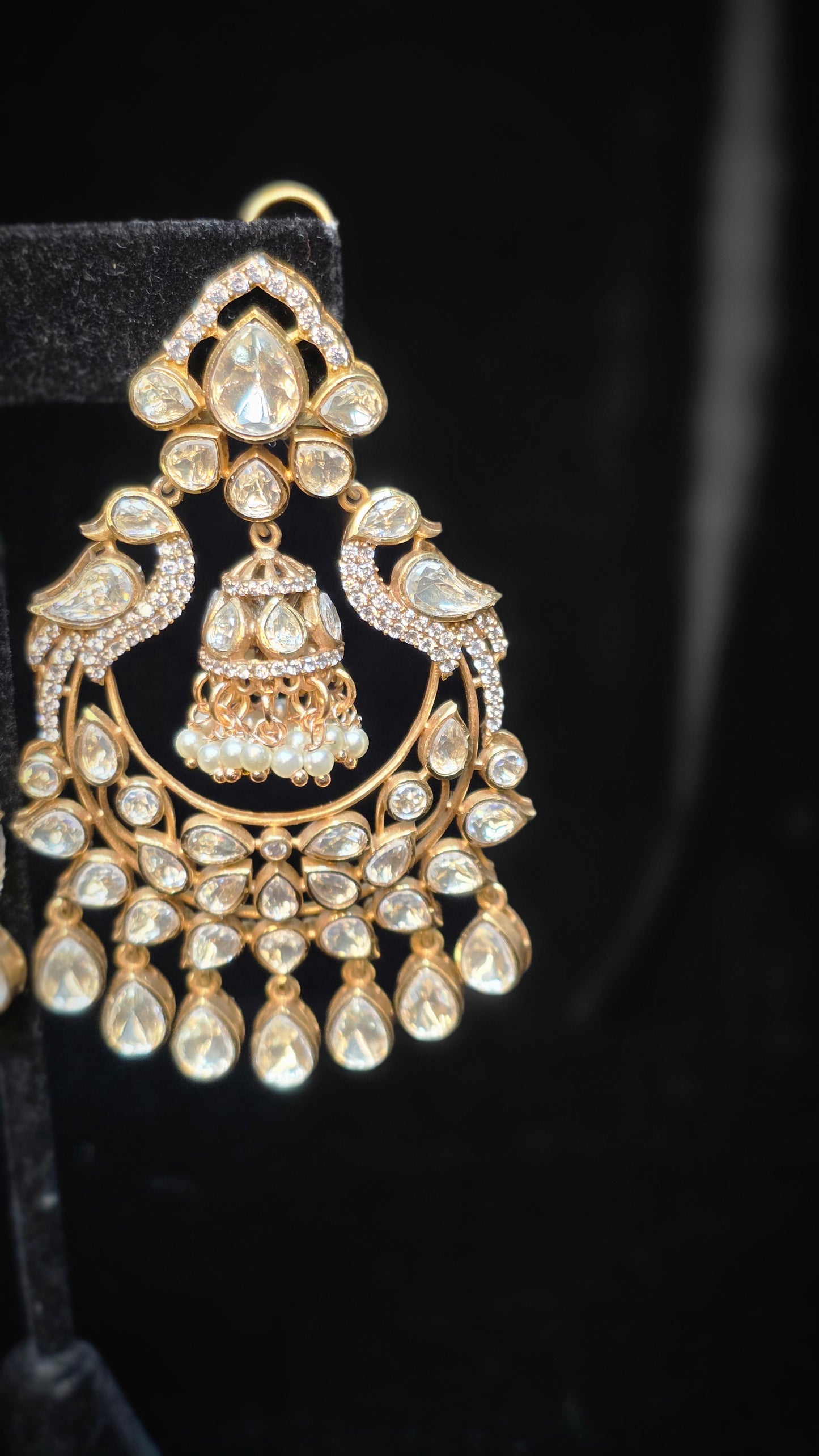 Polki chandbalish style earrings