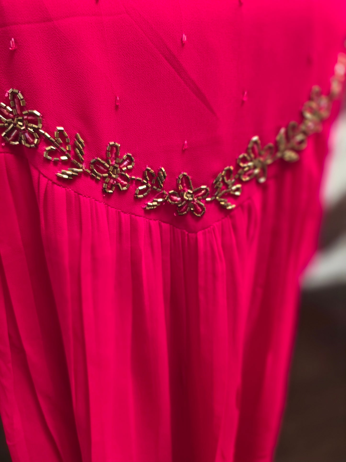 Premium Georgette pink frock