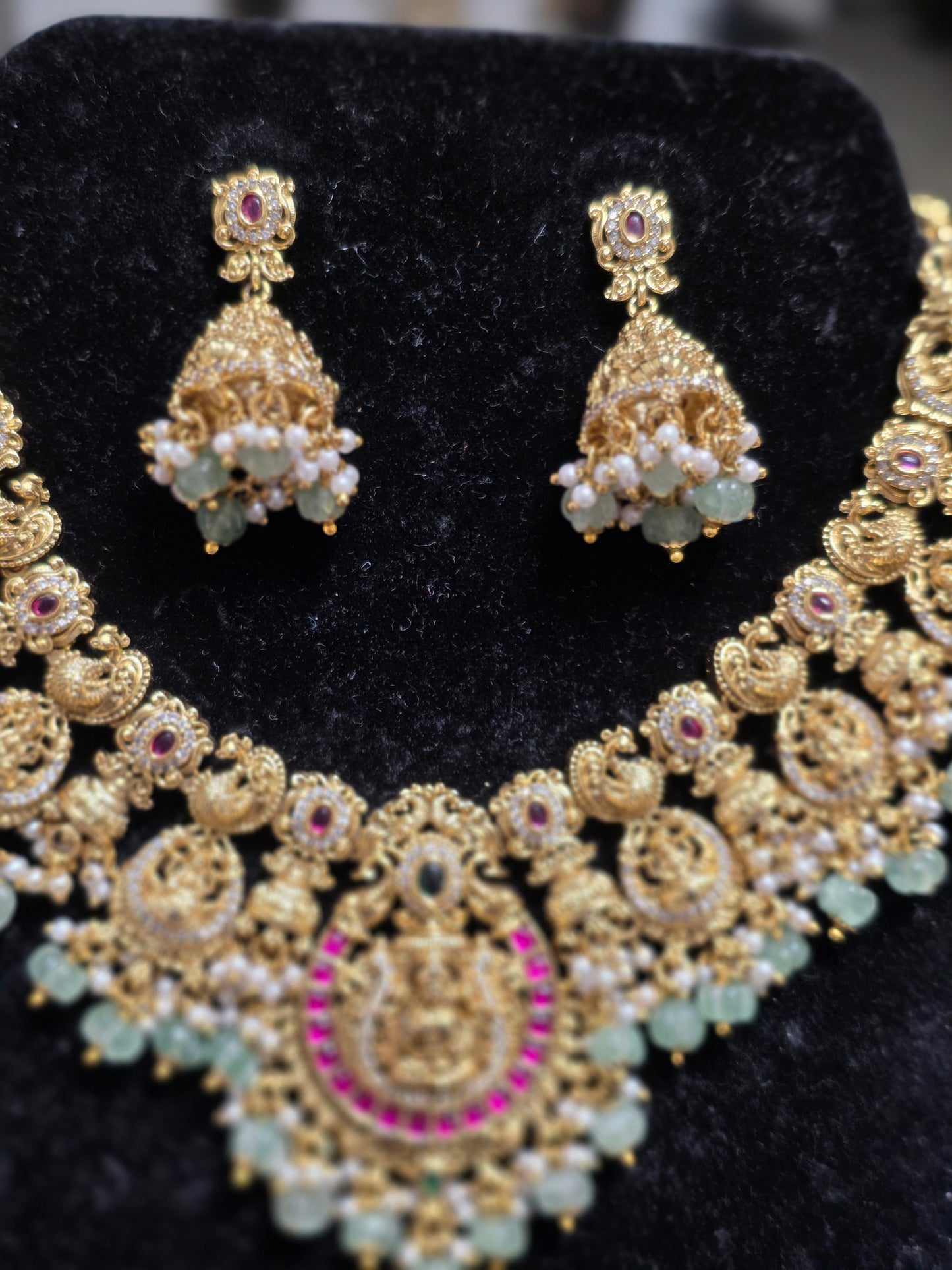 Nakshi Style Antique Gold style Necklace Set