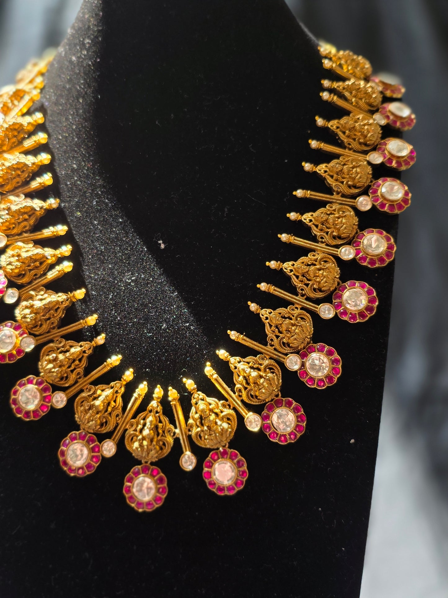 Royal Grandeur Peacock Haram – Handcrafted Masterpiece