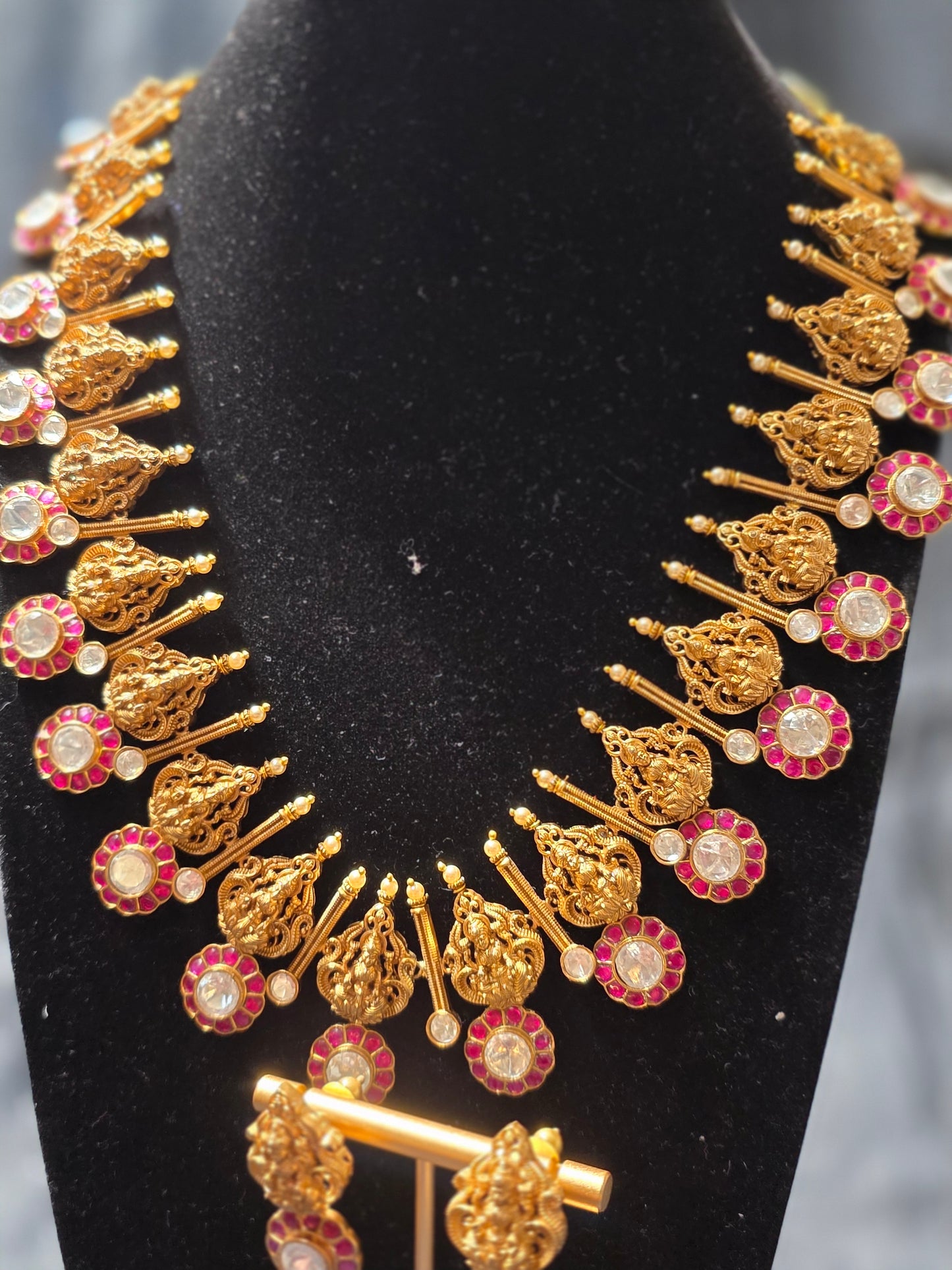 Royal Grandeur Peacock Haram – Handcrafted Masterpiece