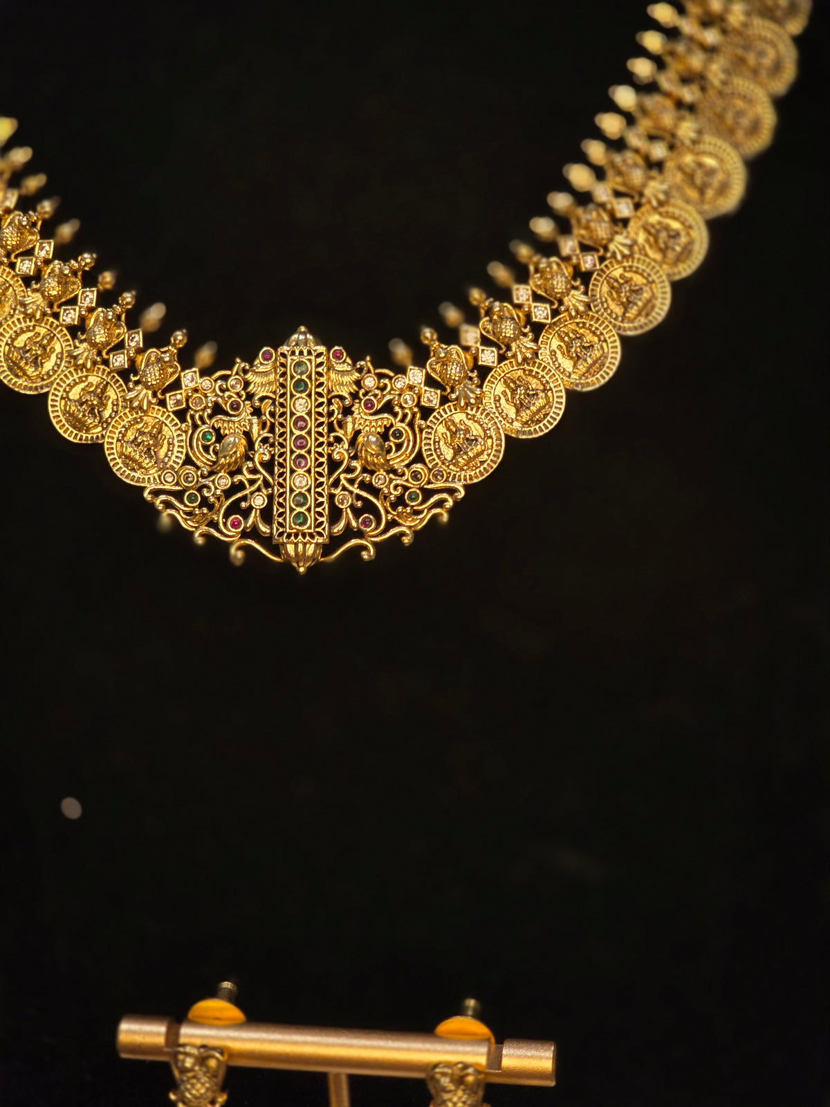 Nakshi most trending kasu necklace set