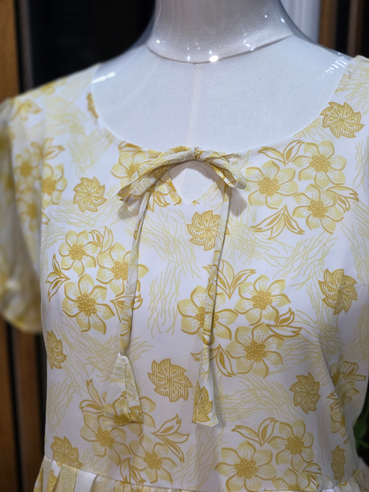 Georget cascual floral long frock