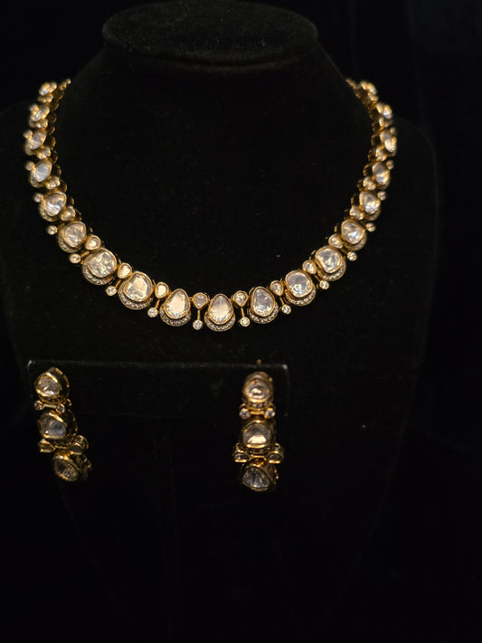 Polki  necklace set