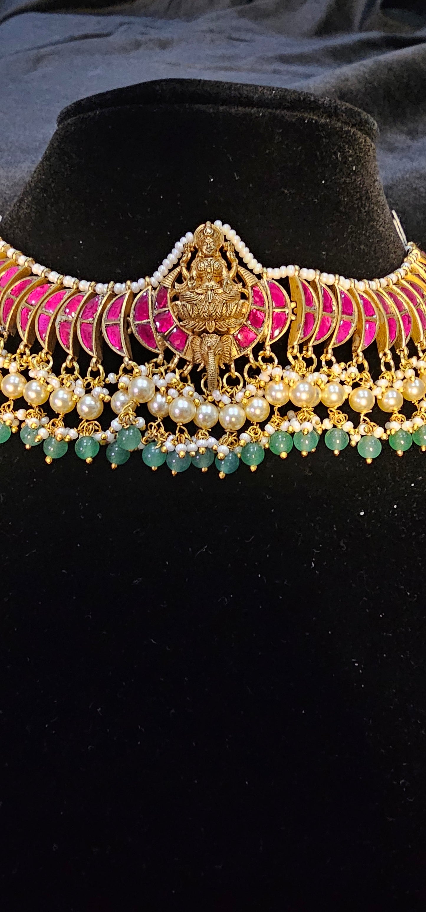 Lakshmi choker and Necklace 2 in 1