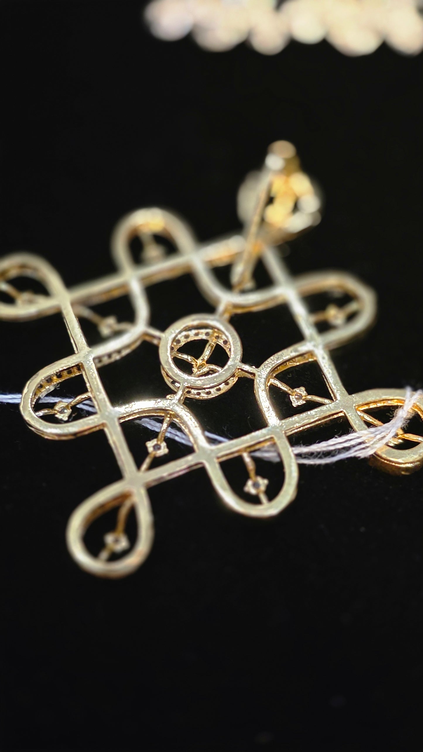 Trending kollam muggu designed pendent set