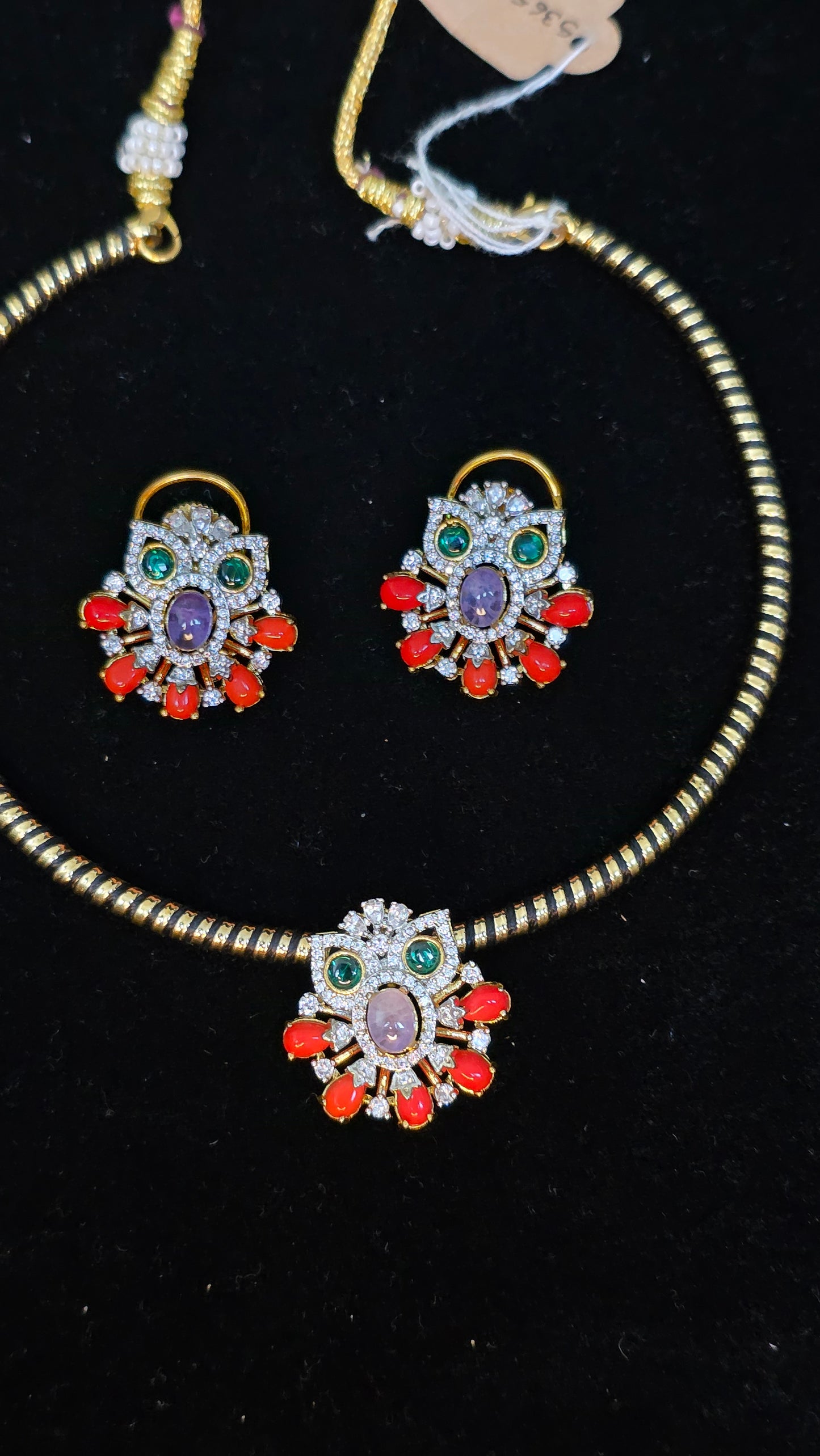 Fusion black kanta Necklace