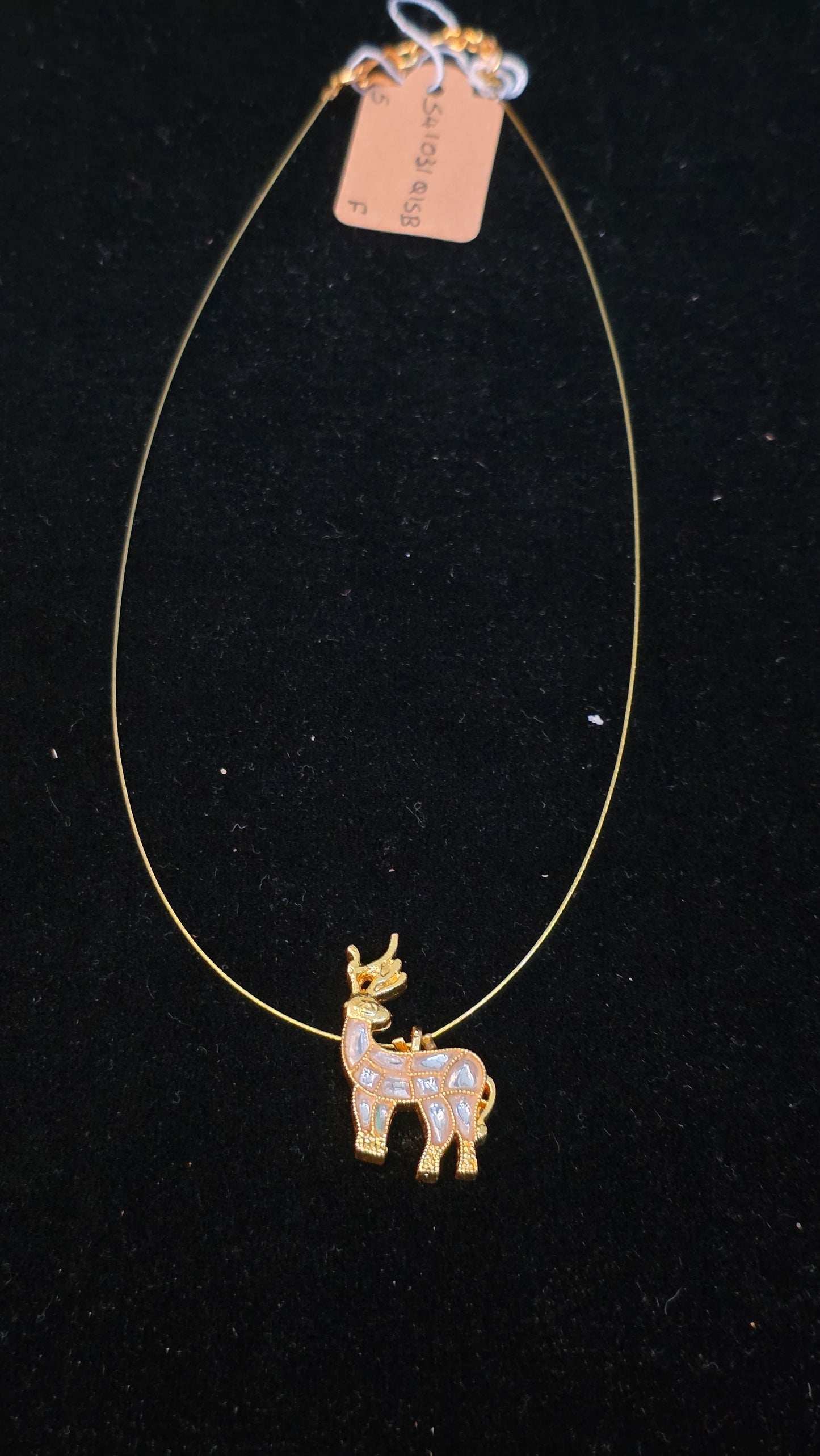 Invisible chain with jadau 🦌 locket