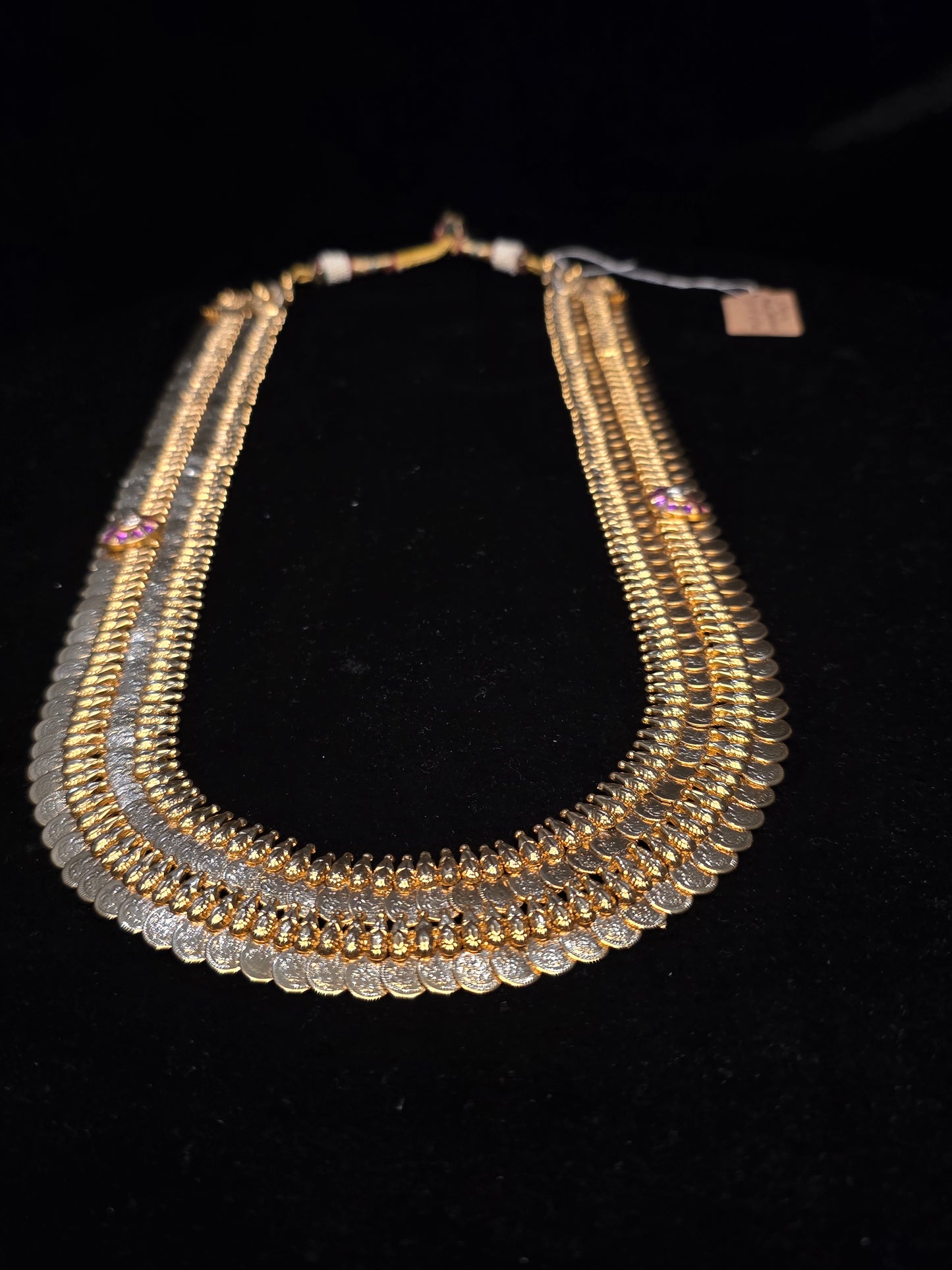 Trending double kasu haram and separate jadau pendant(pendent cost seperate)