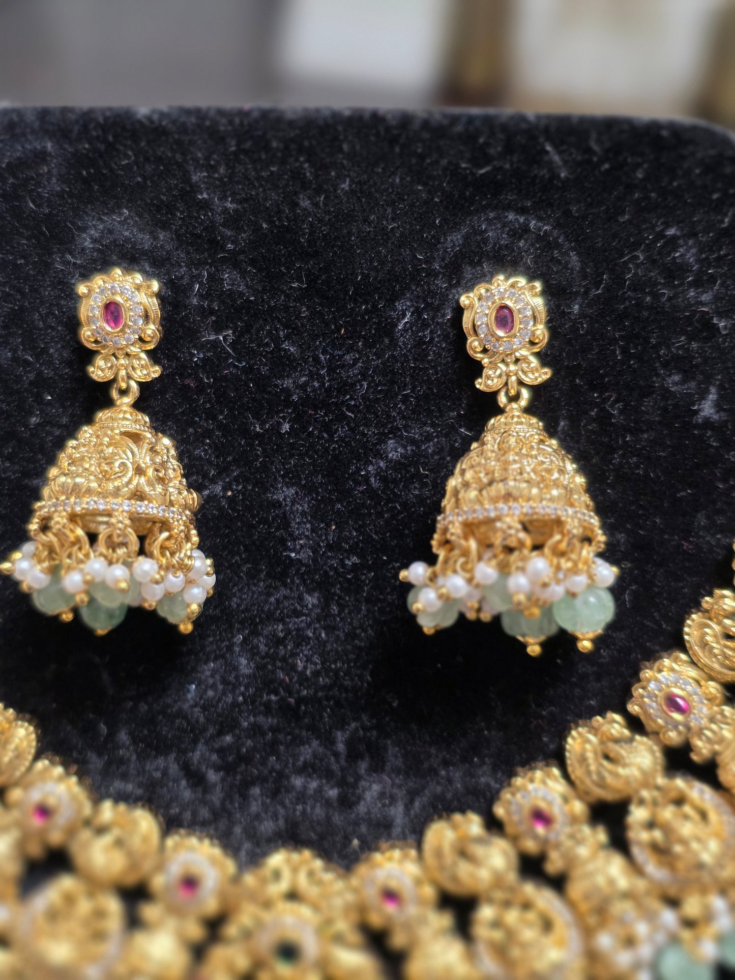 Nakshi Style Antique Gold style Necklace Set
