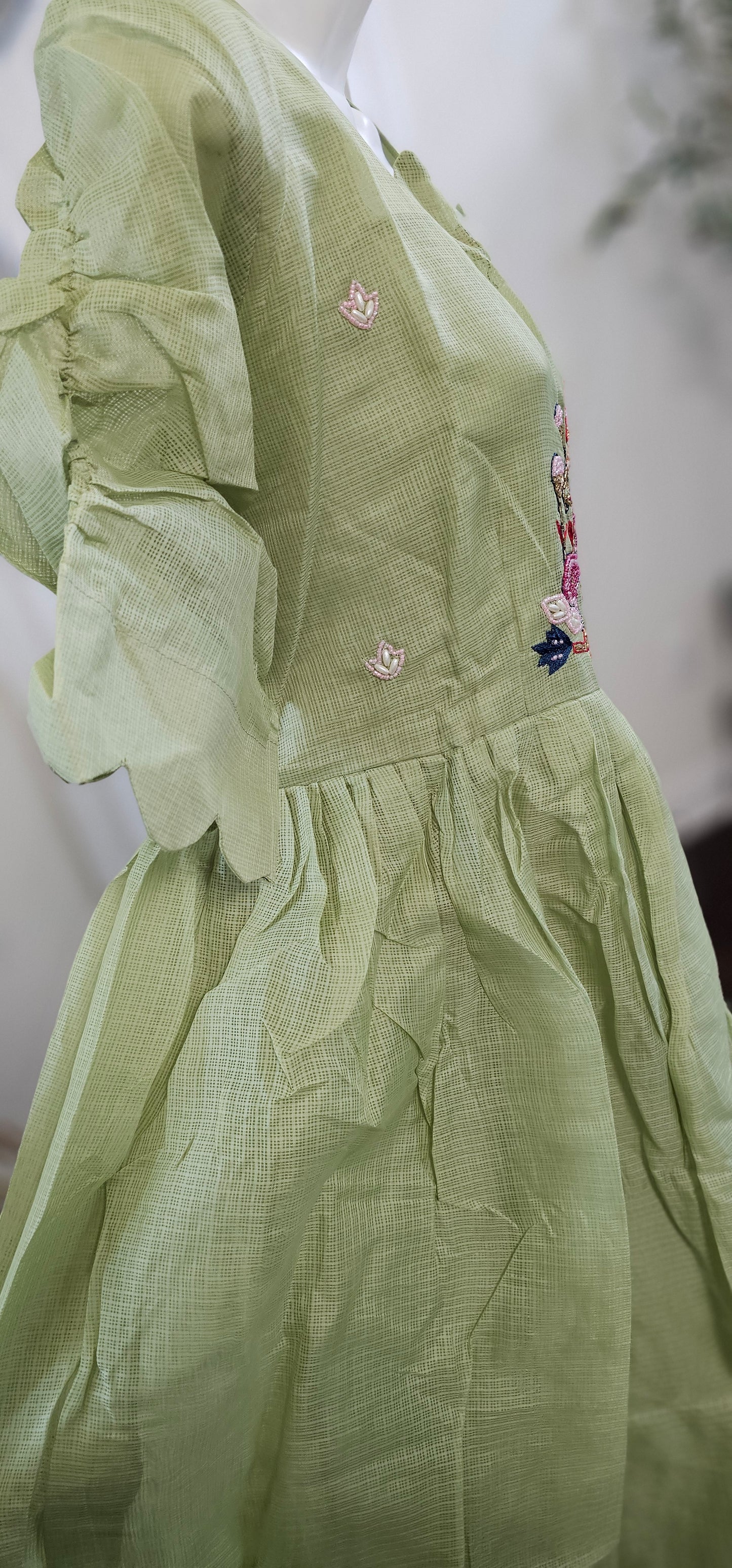 Kota maggam work frock