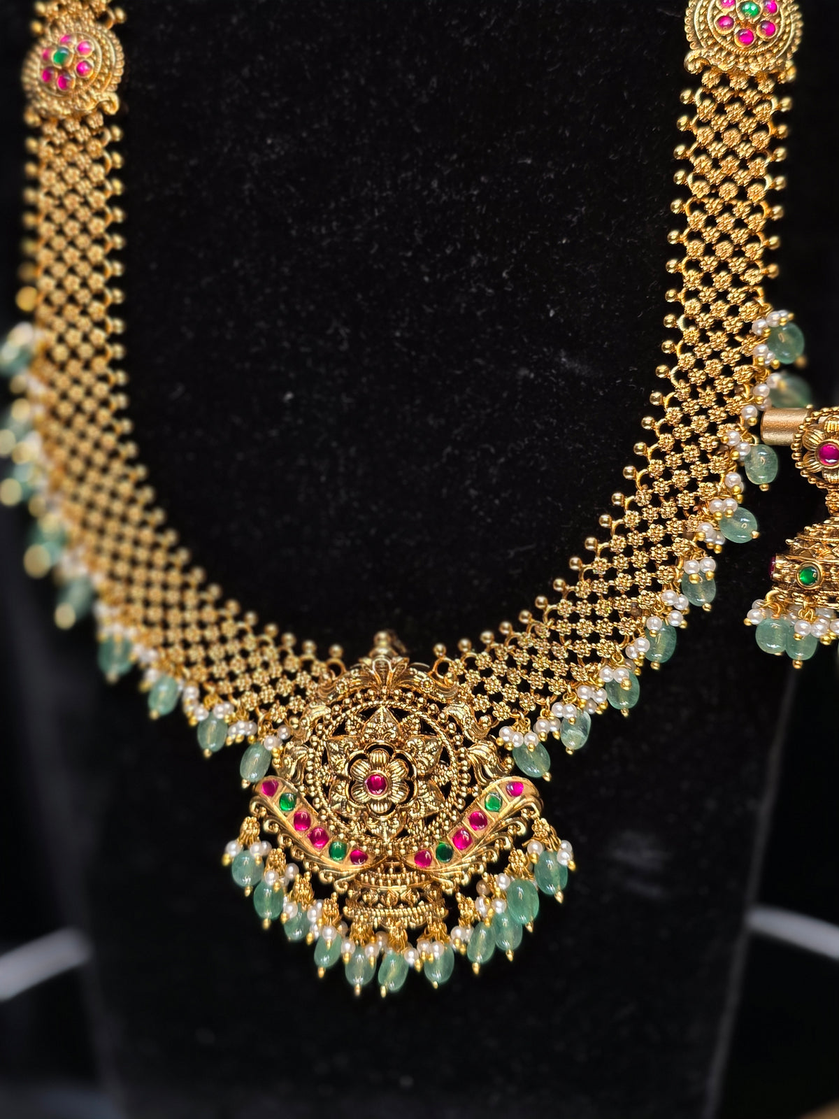 Nakshi mesh gold style long haram